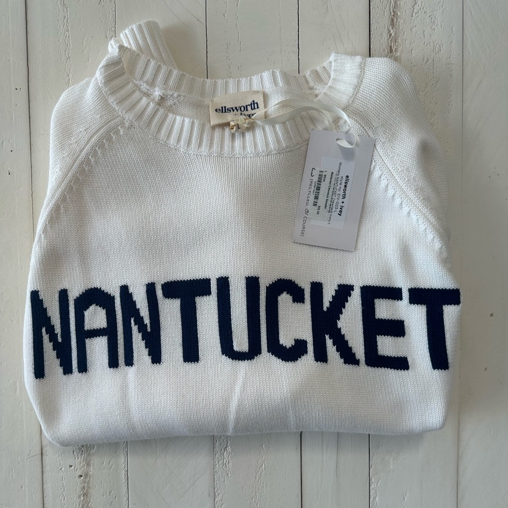 NEW Ellsworth & Ivey Nantucket Sweater